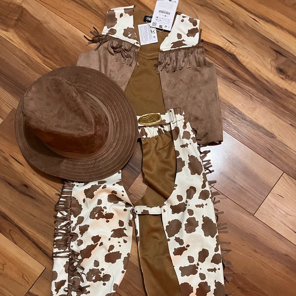 Kids cowboys costume 5-7t
